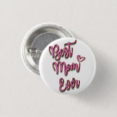 最高の母は常に3 Cmラウンドバッジ 缶バッジ (正面&裏面)