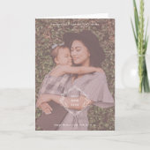 最高の母は感傷的に折り畳まれたホリデーカード シーズンカード (正面)