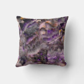 最高の母は抽象芸術紫の石英大理石 クッション (裏面)