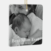 最高の母は未パーソナライズされた来 セラミックオーナメント (右)
