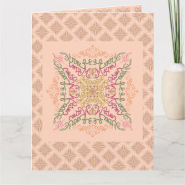 最高の母は継ぎ目のない折り畳みサンキューカード サンキューカード