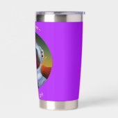 最高の母は銀河系熱タンブラー 保温保冷タンブラー (左面)