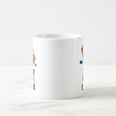 最高の母は食べ物ブルーベリーマフィン漫画 コーヒーマグカップ (中央)