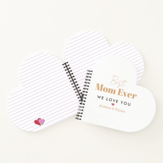 最高の母へ スパイラル ノートブック (内部)