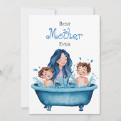 最高の母へ 愛する親子の絆をデザインしたカード カード (正面)