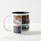 最高の母エバカスタムー写真マググ ツートーンマグカップ (左)