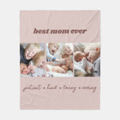 最高の母エバカスタムー フリースブランケット (正面)