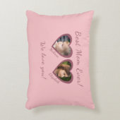 最高の母エバカスタム写真テンプレート アクセントクッション (正面(垂直))