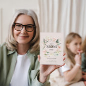 最高の母エバカラフルフローラリース シーズンカード