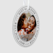 最高の母エバクラシックーシンプル オーナメント (正面)