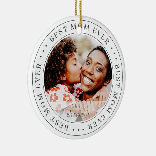 最高の母エバクラシックーシンプル セラミックオーナメント (右)