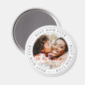 最高の母エバクラシックーシンプル マグネット (正面/裏面)