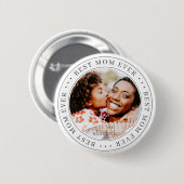 最高の母エバクラシックーシンプル 缶バッジ (正面&裏面)