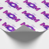 最高の母エバモダンタイポグラフィ |母の日 ラッピングペーパー (角)