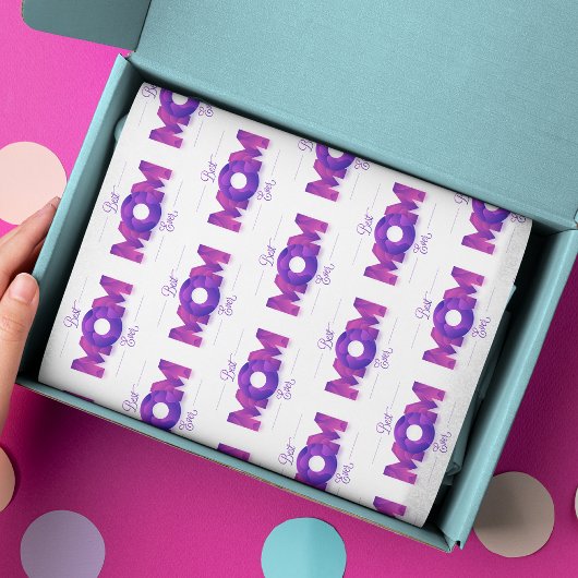 最高の母エバモダンタイポグラフィ |母の日 薄葉紙