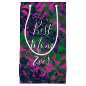 最高の母エバユニークーガーデン色彩の鮮やかフローラ スモールペーパーバッグ (正面)