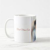 最高の母エバーウォーターイラストレーション コーヒーマグカップ (左)