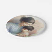 最高の母エバーウォーターイラストレーション ペーパープレート (アングル)