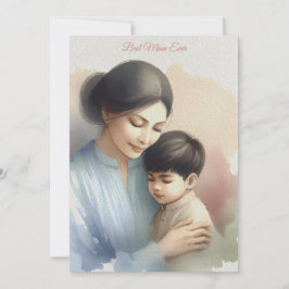 最高の母エバーウォーターイラストレーション 招待状