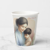 最高の母エバーウォーターイラストレーション 紙コップ (裏面)