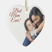 最高の母エバーオーナメント セラミックオーナメント (右)