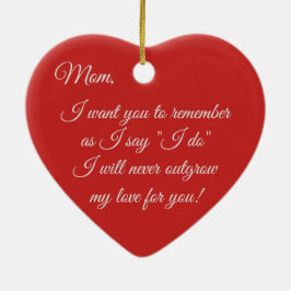 最高の母エバーオーナメント セラミックオーナメント