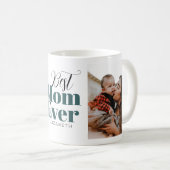 最高の母エバータイポグラフィカスタマイズ コーヒーマグカップ (正面右)