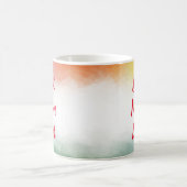 最高の母エバータイポグラフィモダンカラフルテンプレート コーヒーマグカップ (中央)