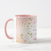 最高の母エバータイポグラフィ引用文マザーズモダンデイ マグカップ (左)