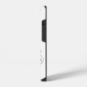 最高の母エバートレンディー1ライン母性クラシック iPhoneケース (左側面)