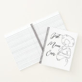 最高の母エバートレンディー1行妊娠クラシック ノートブック (内部)