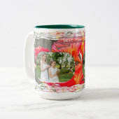 最高の母エバーフラワー1583 ツートーンマグカップ (正面左)