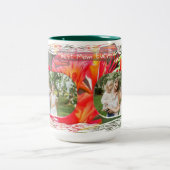 最高の母エバーフラワー1583 ツートーンマグカップ (中央)