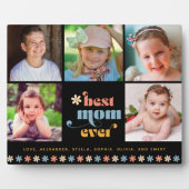 最高の母エバーボホレトロ5枚 フォトプラーク (正面)