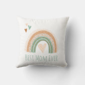 最高の母エバーボーホレインボー クッション (裏面)