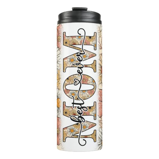 最高の母エバーレトロフローラ タンブラー (正面)