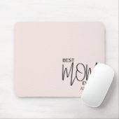 最高の母エバー名前をカスタムするシンプル マウスパッド (マウス)