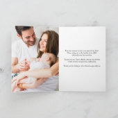 最高の母エバー引用文母の日2写真バラ金ゴールド カード (内部)