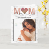 最高の母エバー引用文母の日2写真バラ金ゴールド カード (黄色い花)