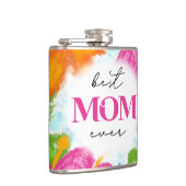 最高の母エバー昇華デザイン フラスク (右)