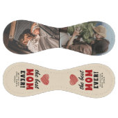 最高の母エバー赤いハート母の日2写真 ソフトボール (パネル)