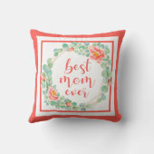 最高の母エバ葉ーユフローラサンゴ クッション (裏面)