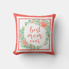 最高の母エバ葉ーユフローラサンゴ クッション