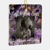 最高の母エレガントは大理石 セラミックオーナメント (右)