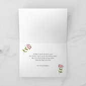 最高の母カスタマイズ母の日 カード (内部)