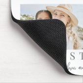 最高の母カスタム写真家族コラージュ マウスパッド (コーナー)