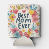 最高の母カラフル日 缶クーラー (裏面)