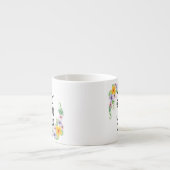 最高の母カラフル エスプレッソカップ (正面)