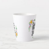 最高の母カラフル カフェラテマグ (正面)