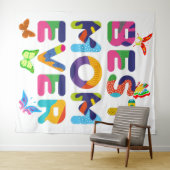 最高の母カラフル タペストリー (インサイチュ(横))